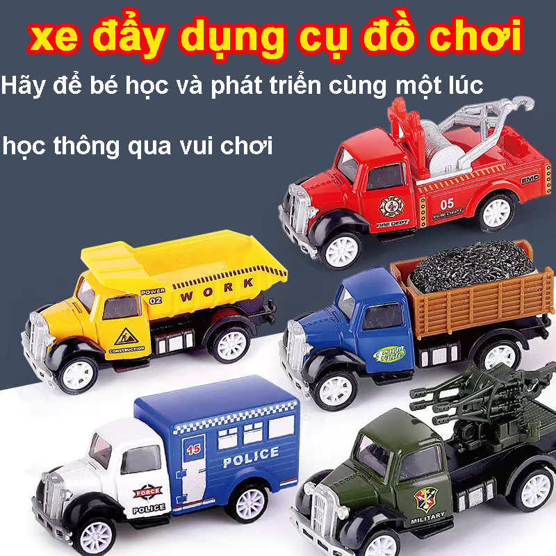 Mini Xe Tải Trẻ Em Máy Kéo Đồ Chơi Giáo Dục Xây Dựng Máy Xúc Đồ Chơi Mô Hình Xe Kỹ Thuật Xe Ô Tô Mô Hình Xe Nông Nghiệp Đồ Chơi Máy Kéo Chơi Ngoài Trời