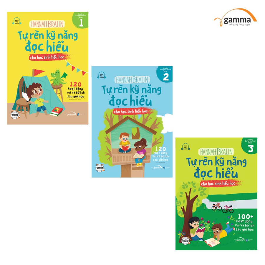 Sách - Tự Rèn Kỹ Năng Đọc Hiểu Cho Học Sinh Tiểu Học (Trọn bộ 3 cuốn)