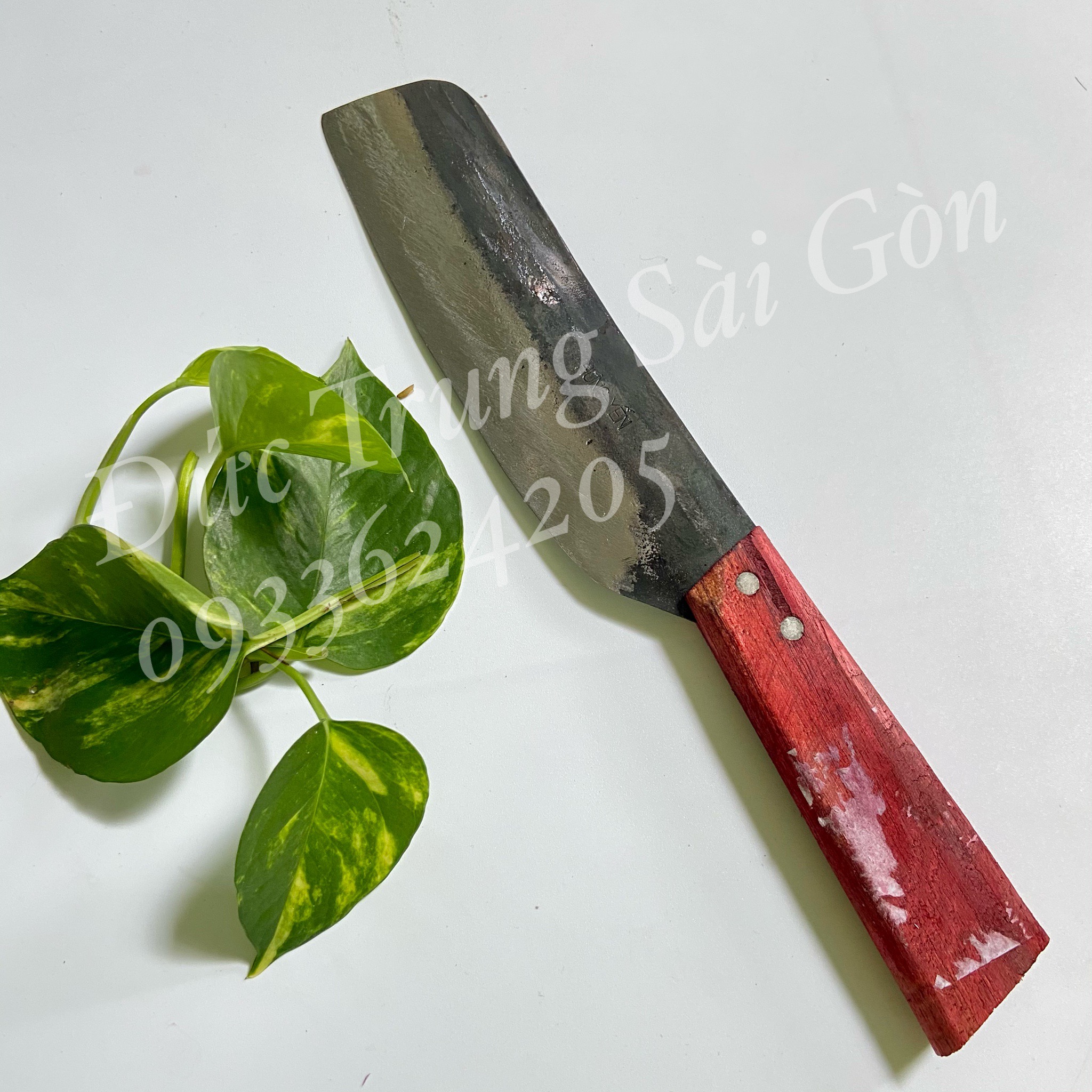 Dao thái thép nhíp xe loại tốt. Dao thủ công Đa Sỹ