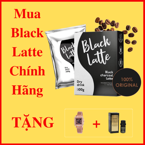 [HCM]Cafe Black Latte - Hỗ Trợ Giảm Cân Hiệu Quả 2020 + Đồng Hồ Đeo Tay Hàn Quốc + Nước Hoa Vùng Kín