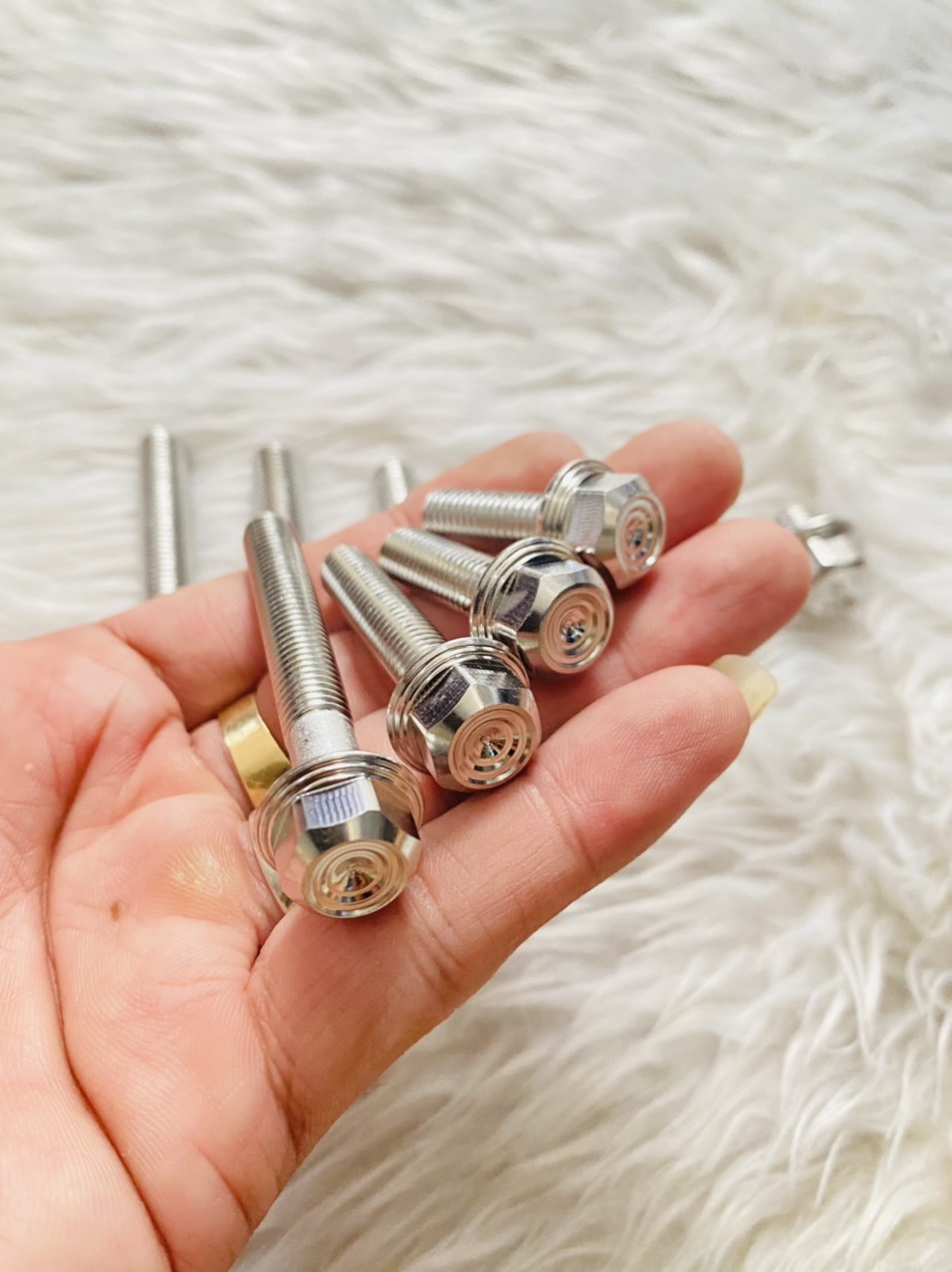 ỐC SALAYA 8 LY mẫu V2 INOX 304 mẫu 2022 siêu sáng bóng cực đẹp