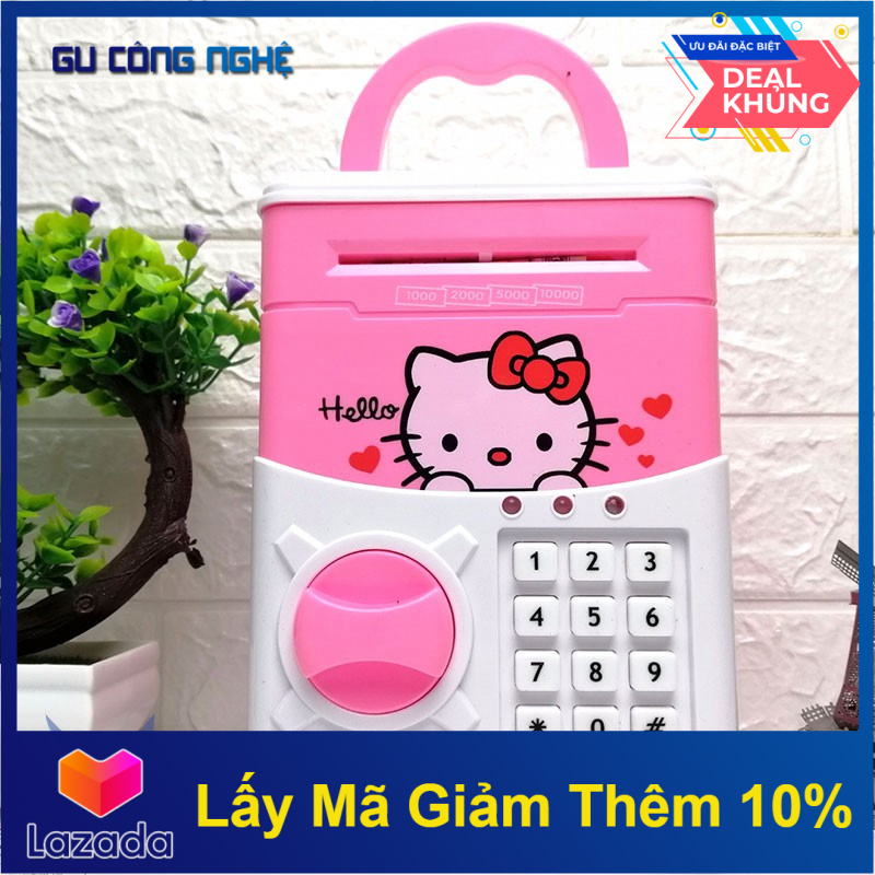 Két Sắt Mini Thông Minh Rèn Trẻ Tính Tiết Kiệm - Hàng Cao Cấp -Dc3478