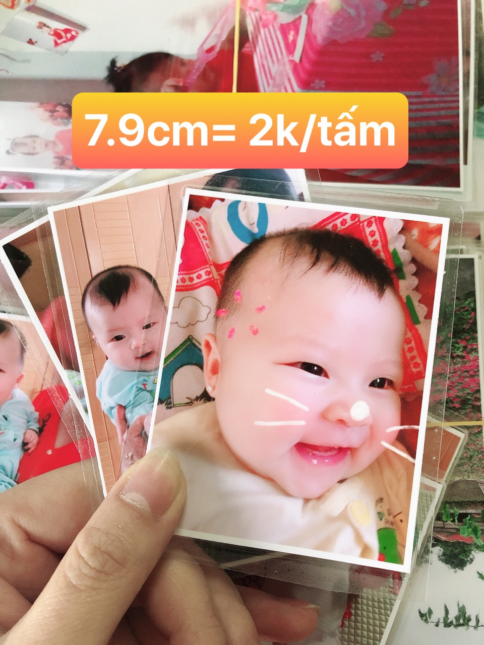 In ảnh theo yêu cầu kích thước 6x9 cm đã ép plastic 2 mặt (combo 10 ảnh)