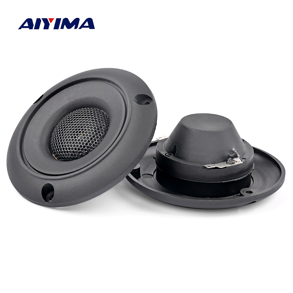 AIYIMA 2Pcs 2.5Inch Piezo Tweeter 25W Ceramics Piezo Treble Speaker Piezoelectric Audio Speaker Buzzer Treble