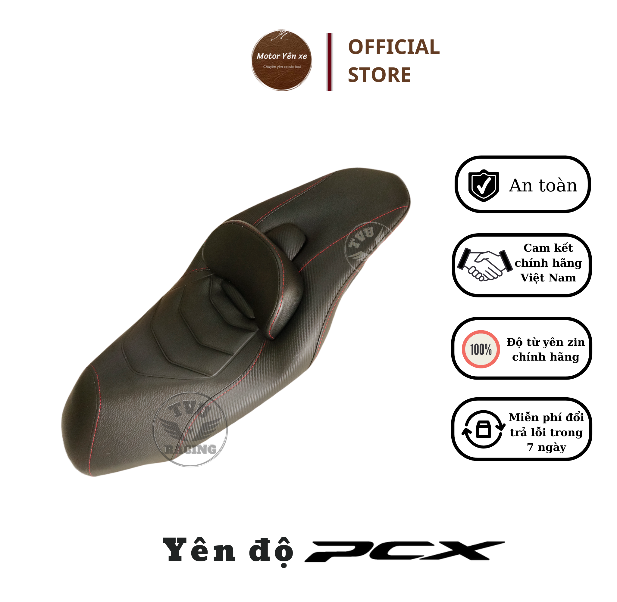 Yên xe độ pcx siêu xịn đời 2014 đến 2023 đẳng cấp