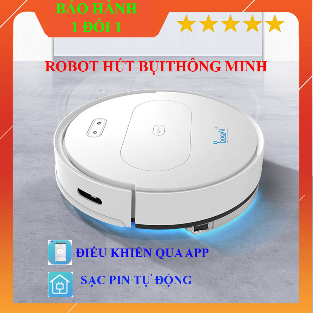 Robot hút bụi lau nhà, máy hút bụi, may hut bui thong minh, có app điều khiển, tự động sạc pin, làm sạch các loại bụi bẩn mọi ngóc ngách trong căn nhà của bạn. freeship toàn quốc
