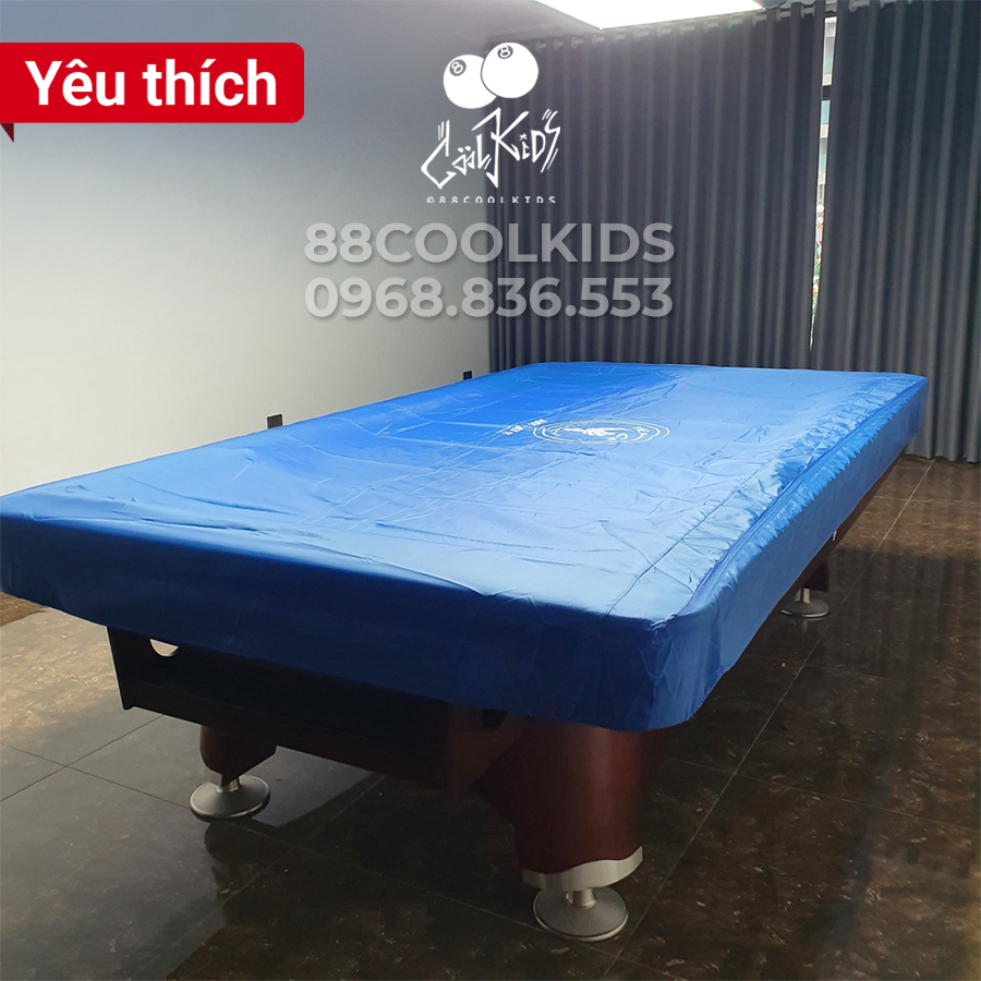 Bạt phủ bàn bida loại i cao cấp 310x190 - vải phủ bàn bi-a chất liệu polyester dày dặn chống nước