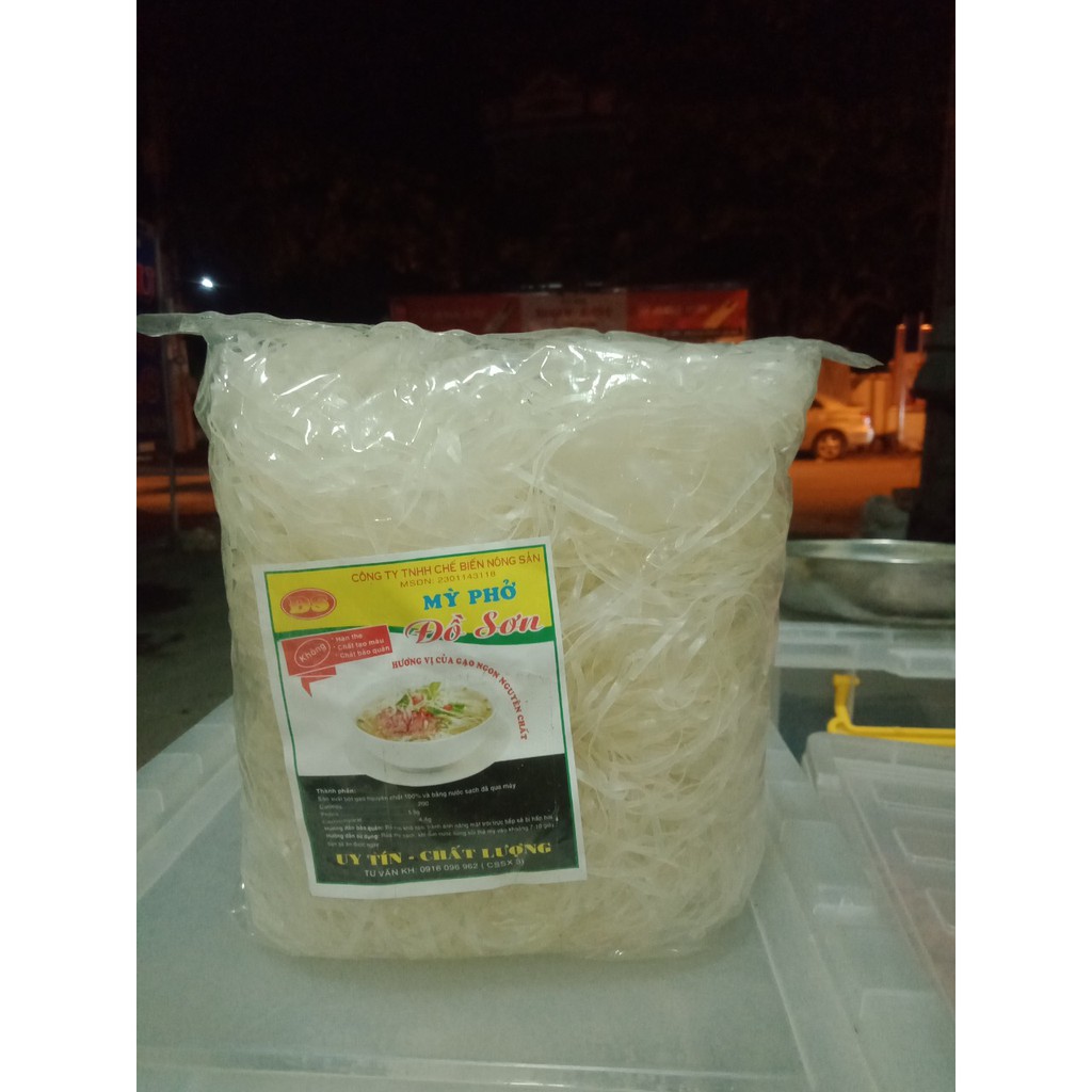 Mì phở Đồ Sơn mềm ngon Đại lý gạo Hoàng Duy