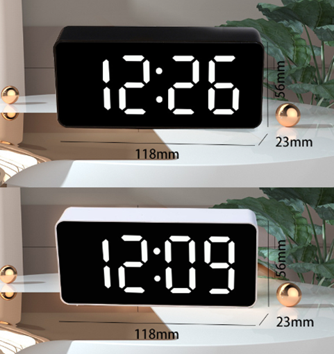 Đồng hồ báo thức điện tử LED đơn giản sáng tạo đồng hồ đầy màu sắc quà tặng sinh viên phát sáng đồng hồ báo thức kỹ thuật số đa chức năng