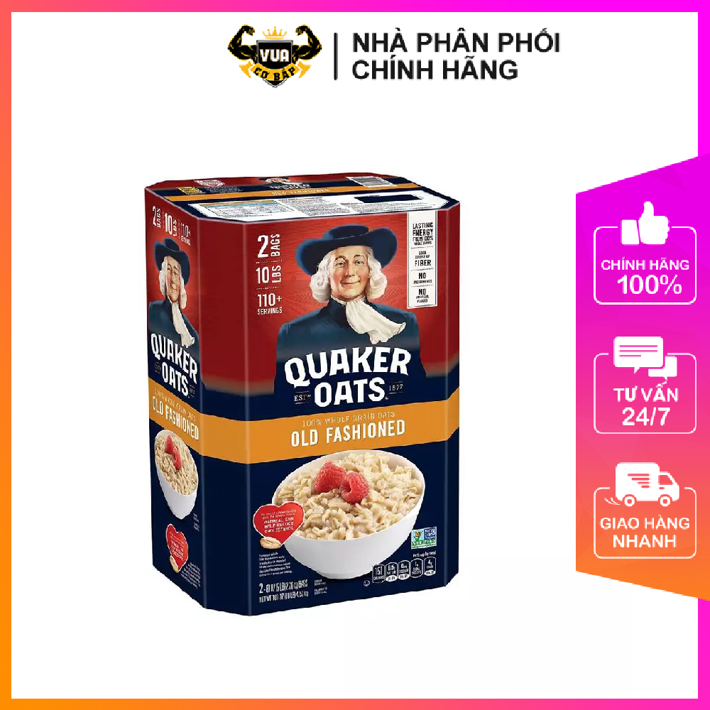 Yến mạch quaker 10lbs