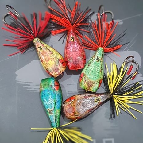 Mồi nhái câu lure cá lóc đầu rắn 4cm 10g