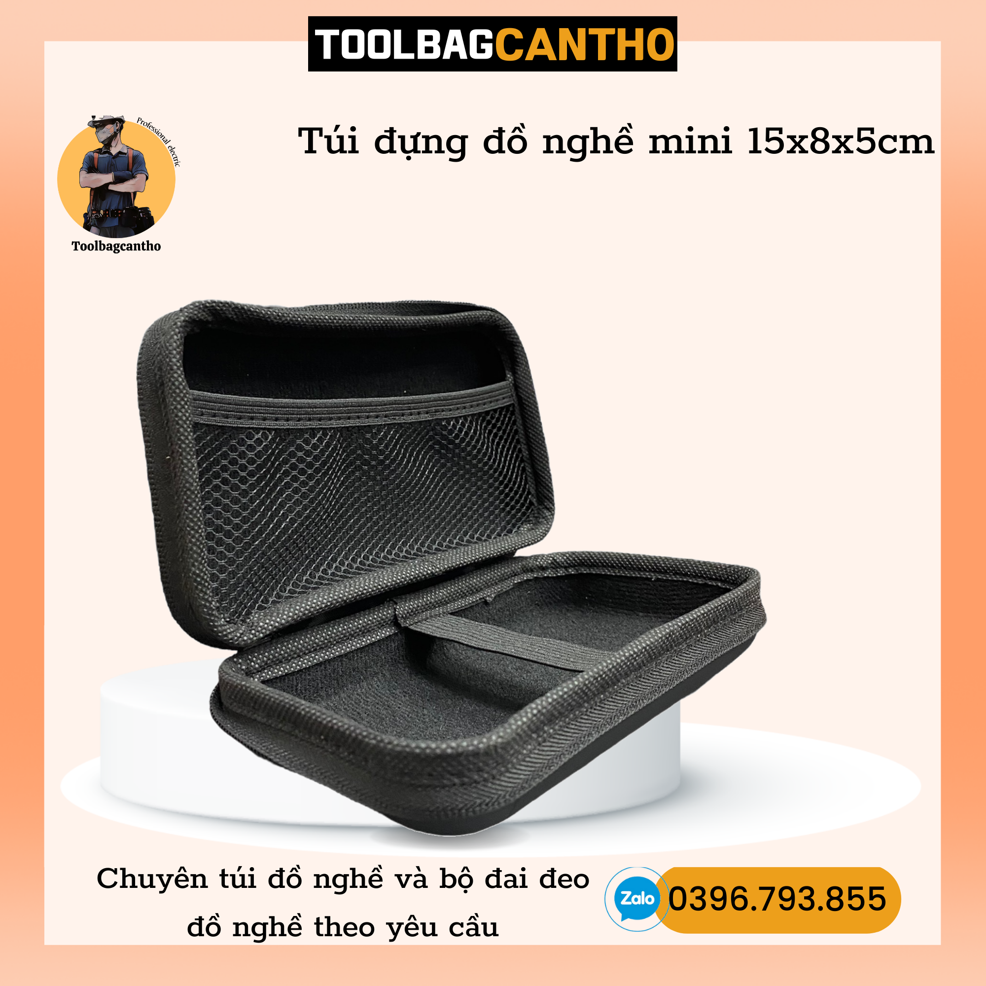 Túi đựng đồ nghề mini 15x8x5cm