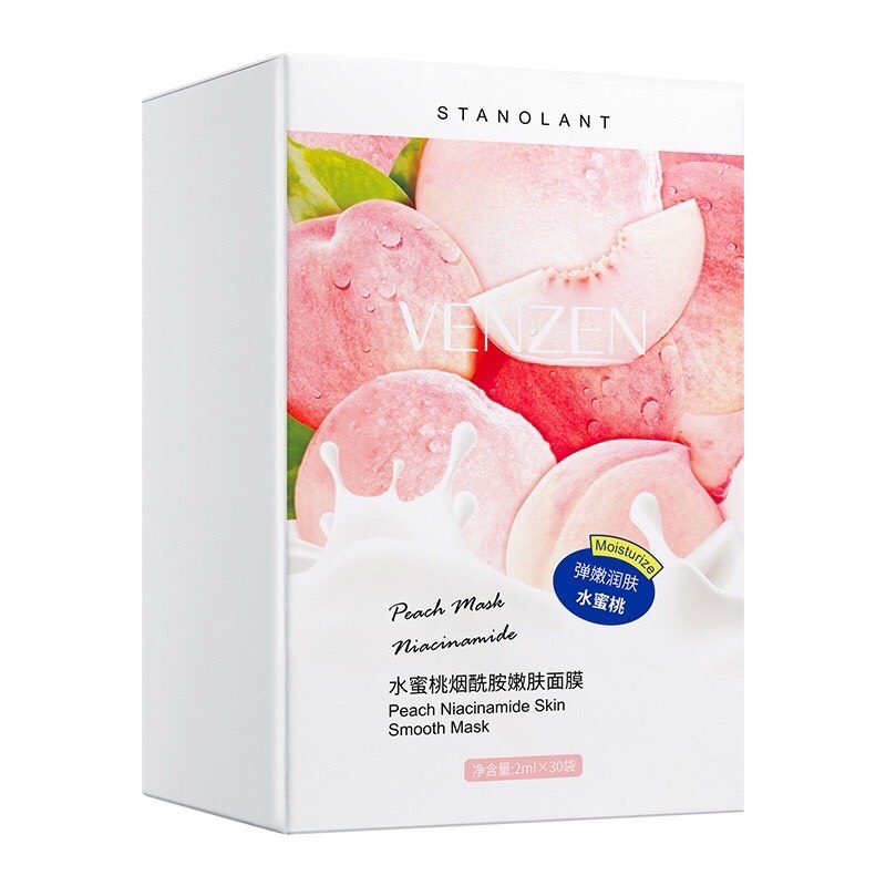 Mặt nạ ngủ dưỡng da trắng da dưỡng ẩm ha sữa đào NaCleverr