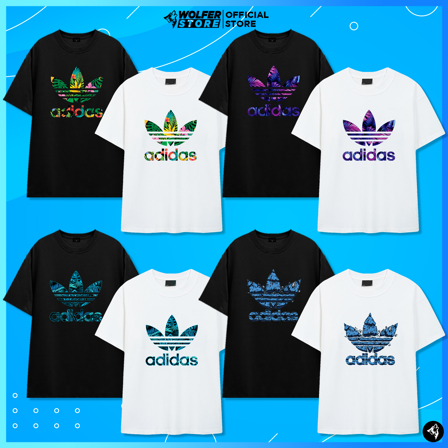 Áo Phông Adidas Áo Thun Adidas Addidas Unisex Nam Nữ Đẹp Cotton in Trend - Adidas Collection Design - WolferStore