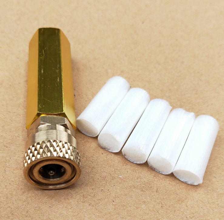 Bầu Lọc Ẩm Nhỏ, đầu lọc ẩm + Tặng kèm 5 bông Lọc Ẩm, tách nước, dầu cho bơm Tay Cao Áp pkb ( ti bơm, van nạp 1 chiều, vòi bơm, vít xả, Ron, phon, Đồng Hồ áp, đầu chuyển đổi, bơm cao áp ...)