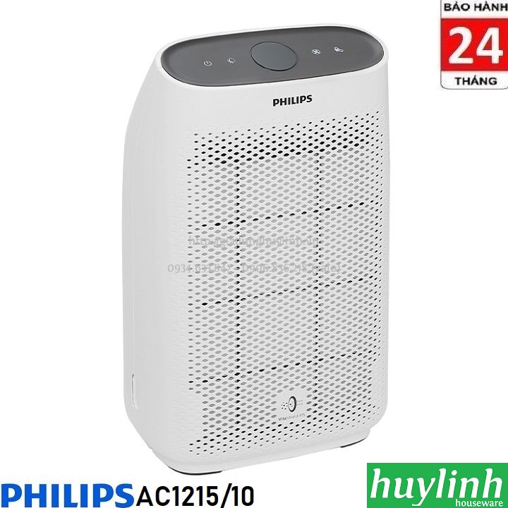 Máy lọc không khí philips ac1215/10 - 63m2 - chính hãng