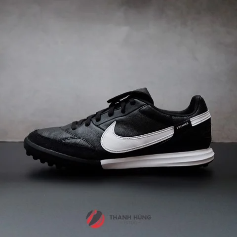 Giày đá bóng chính hãng nike premier iii tf - at6178-010 - đen/trắng