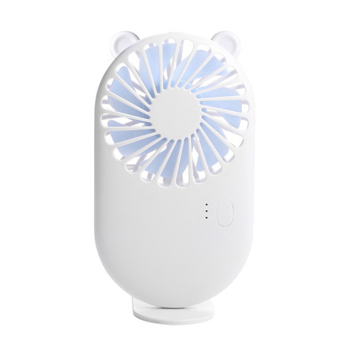 Quạt Mini Tích Điện Giá Rẻ Cực Mát (Loại 1) - Quạt USB mini 3 tốc độ giá rẻ, Tặng Kèm Pin và dây Sạc