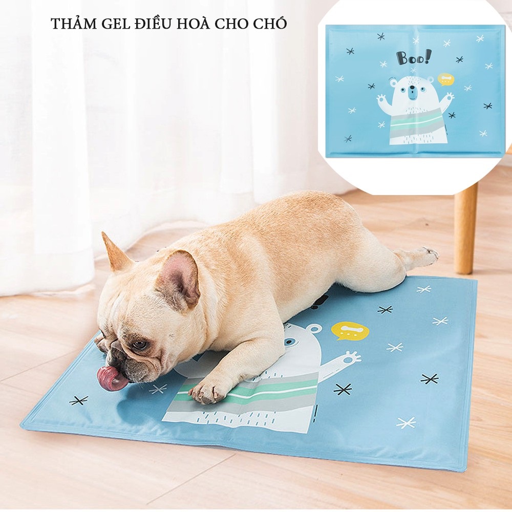 THẢM MÁT CHO CHÓ MÈO NẰM - THẢM GEL LẠNH LÀM MÁT CHO CHÓ MÈO