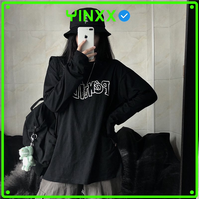 Áo thun tay dài form rộng l Áo thun sweater UNISEX SW508