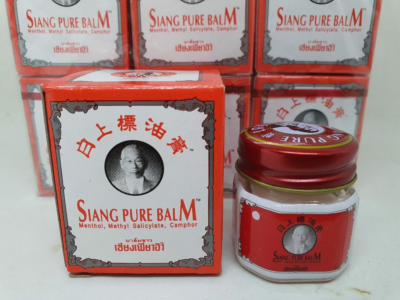 [HCM]12 chai dầu cù là ông già siang pure trắng chính hãng thái lan 12 gam