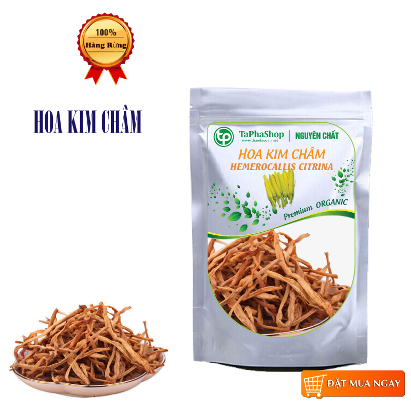 Hoa kim châm sấy khô 100g - tấn phát