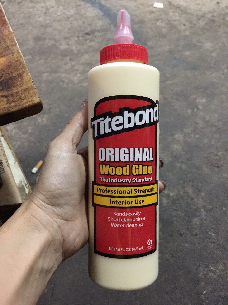 Keo dán gỗ nội thất Titebond Original Wood Glue 16oz