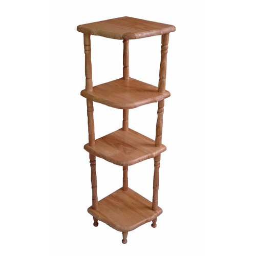 [HCM]KỆ GÓC GỖ 4 TẦNG NHỎ MÀU TỰ NHIÊN