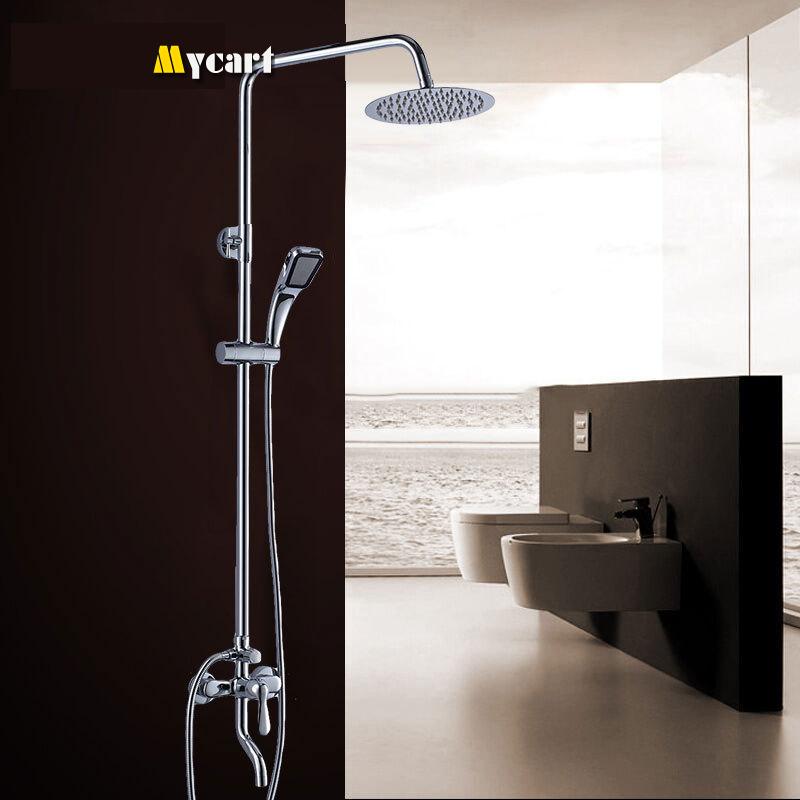 Bộ sen vòi tắm Inox Nóng lạnh Bát tròn 3 vòi - BH 02 NĂM
