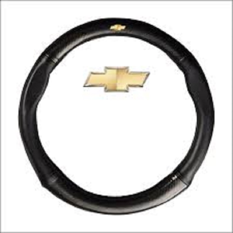 Bọc vô lăng, bọc tay lái, vỏ vô lăng, bọc da cao cấp chống trơn trượt vân Carbon 4S cao cấp logo CHEVERLET Mẫu mới phù hợp cho tất cả các dòng xe