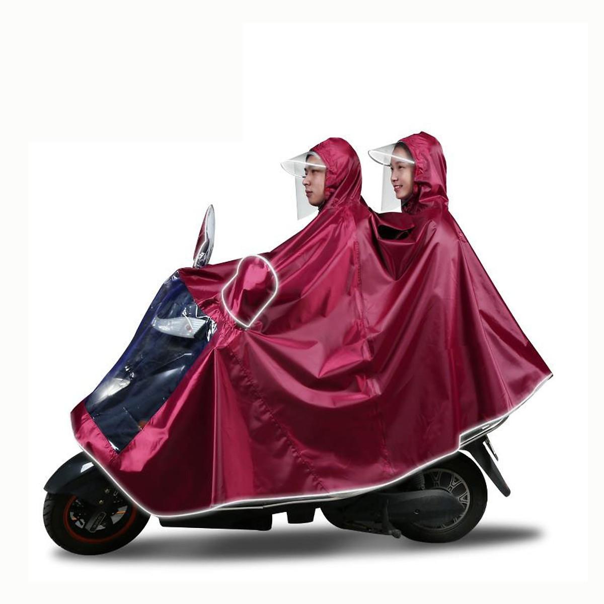 Áo mưa phản quang 2 đầu cao cấp - màu ngẫu nhiên