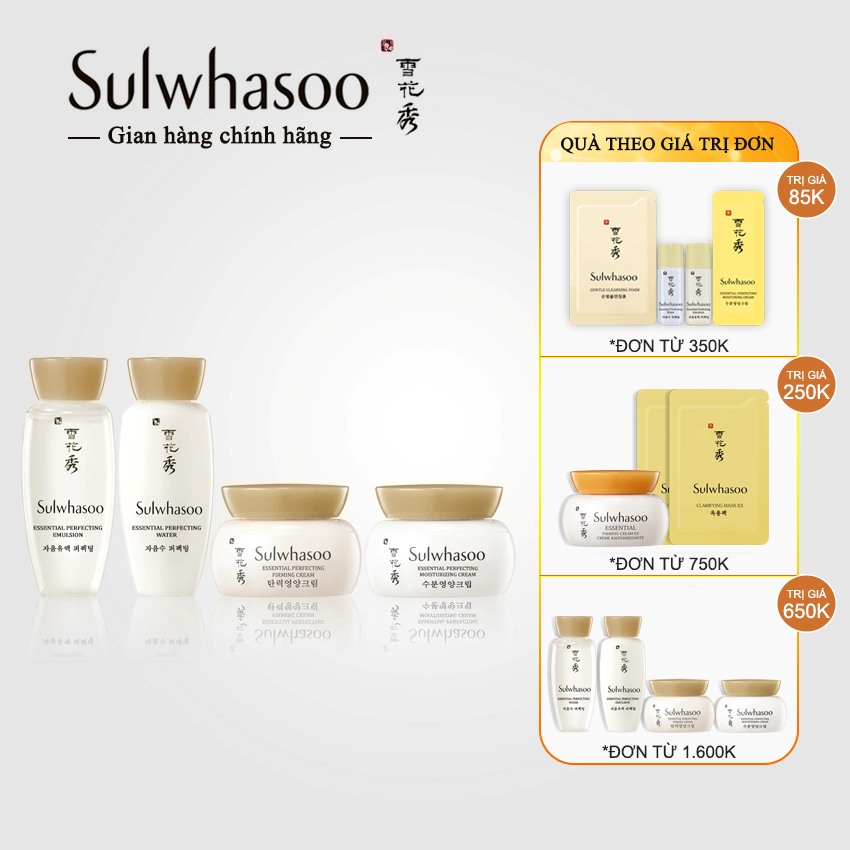 Bộ dưỡng da Sulwhasoo Essential Perfecting Kit 4 sản phẩm