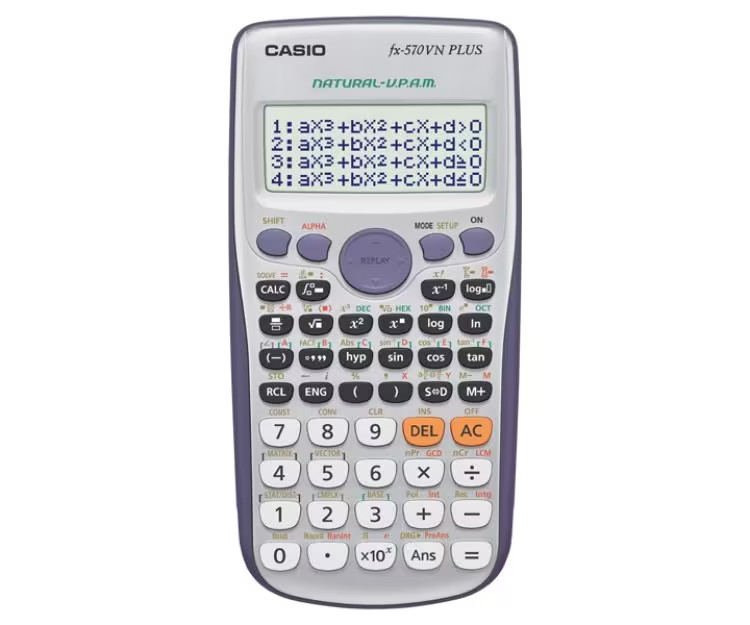 Máy tính casio fx570vn plus - máy tính học sinh cấp 2- cấp 3 bỏ túi loại tốt - máy tính casio giá giẻ hàng new 2023 - máy tính bỏ túi mini, máy tính kế toán, thao tác dễ dàng ra kết quả nhanh bh 12 tháng