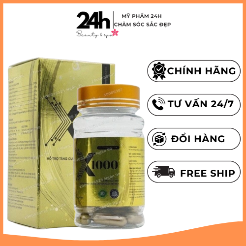 Giảm Cân X1000 viên uống giảm cân nhanh cấp tốc trà thảo mộc ngân 98