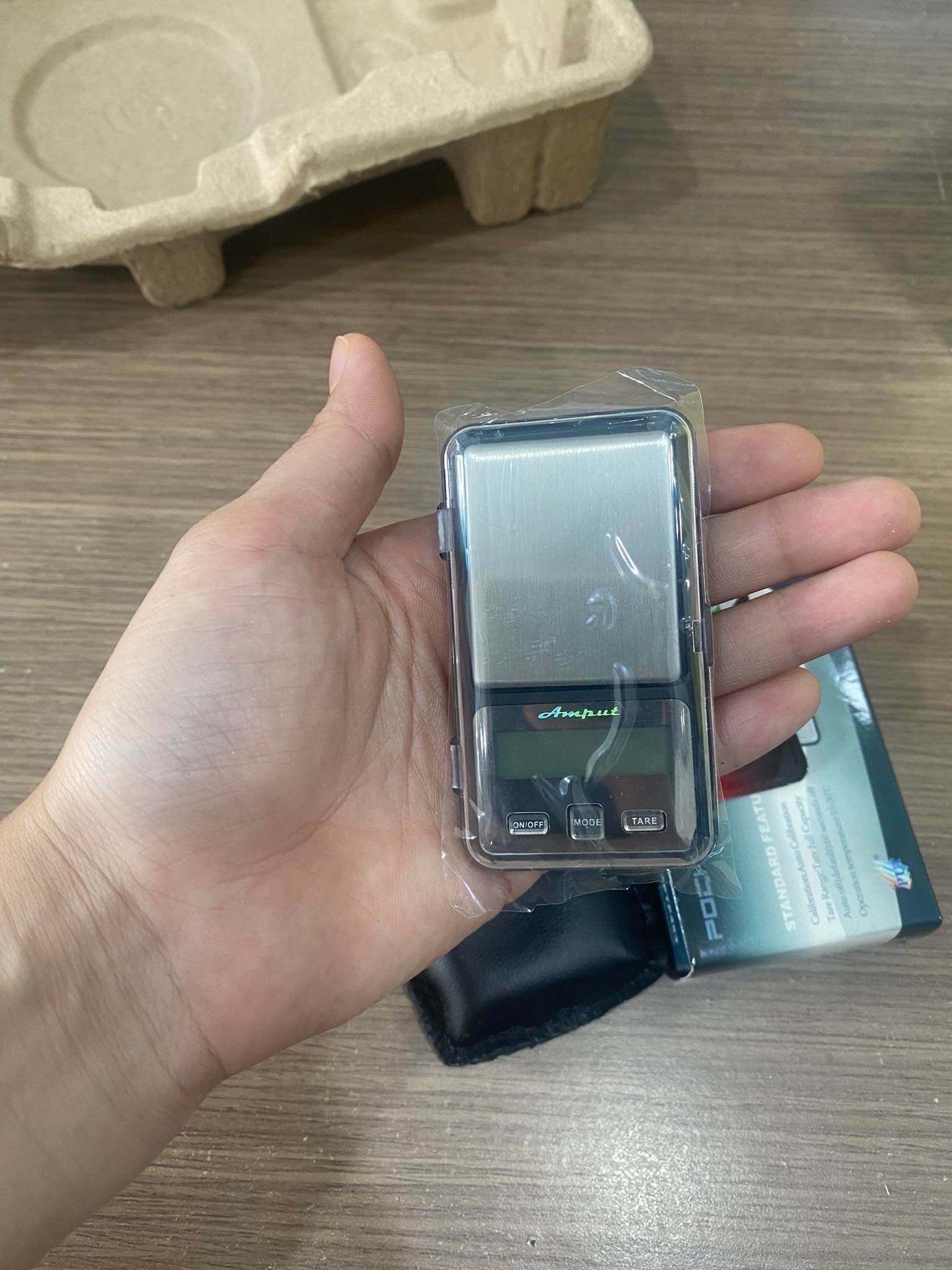 Cân Tiểu Ly Amput453 200g/ 0.01g Mini Chính Xác Cao, Cân Điện Tử Bỏ Túi.