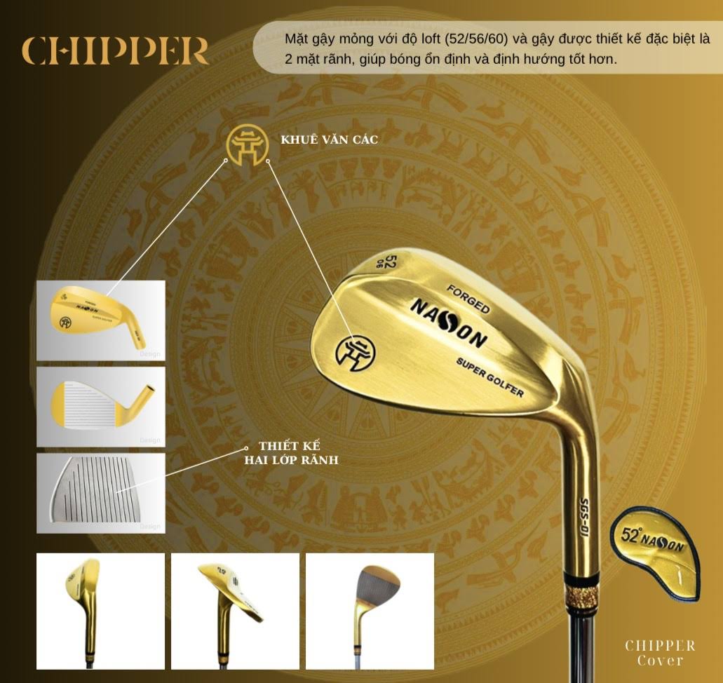 Gậy Kỹ Thuật Wedger 52°/56°/60° | Nason Golf