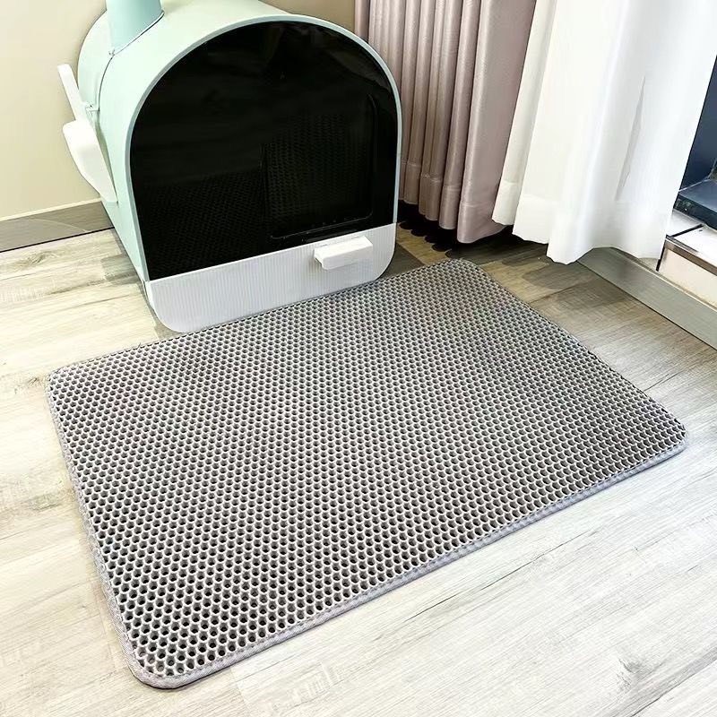 [HÀNG SẴN - HỎA TỐC 2H] Thảm hứng cát mèo chống văng cát cho khay vệ sinh cao cấp - Lna - 5