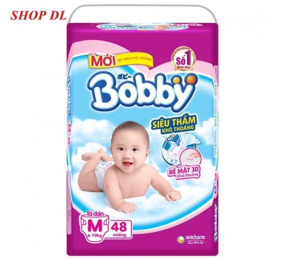 Tã dán Bobby Fresh siêu mỏng M46, 6-10kg, 46 miếng