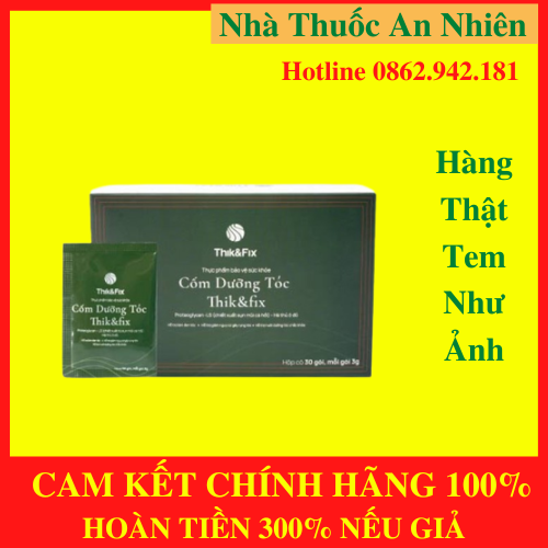 Cốm Uống Thik & Fix - Mọc Tóc Phong Cách Nhật Bản - Cốm Dưỡng Tóc THIK&FIX - Hỗ Trợ Làm Đen Tóc