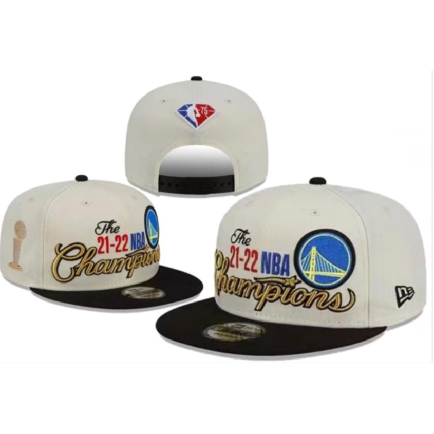Hot 2022 NBA Championship Cap Golden State Warriors Flat Brim Cap Western Championship Baseball Cap
