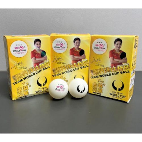Hộp 6 Quả bóng bàn thi đấu Double Fish V40+ 3* - Banh bóng bàn Double fish V40+ đạt tiêu chuẩn thi đấu quốc tế