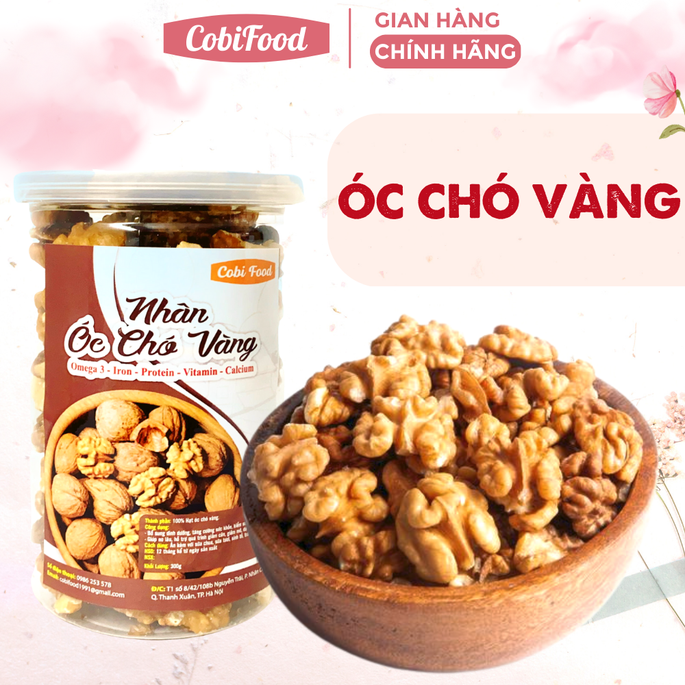 Nhân hạt óc chó vàng-hũ 300g