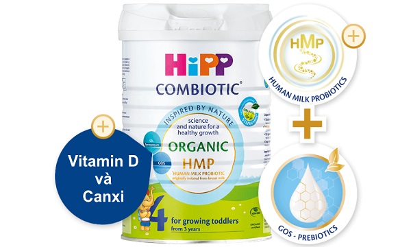 Sữa Bột HIPP Organic Combiotic Cho Bé (800g)