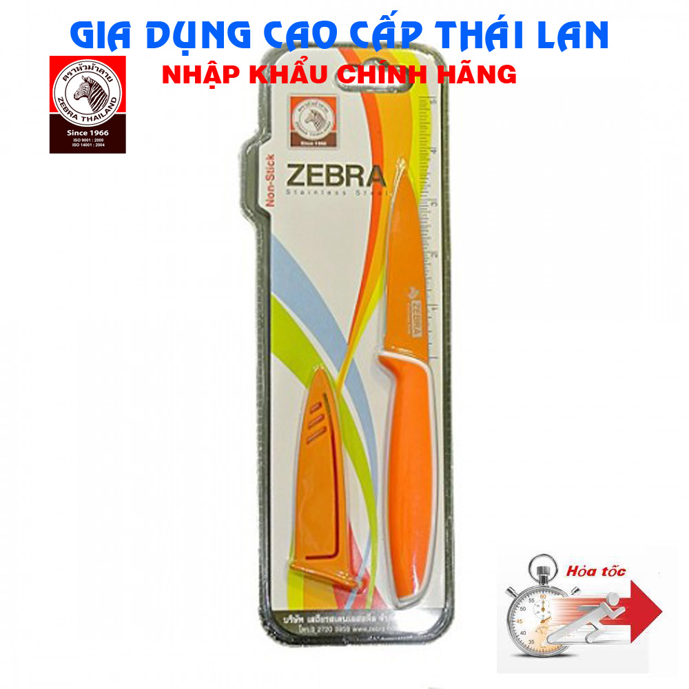 Dao chống dính 3,5" - có nắp đậy zebra 100501