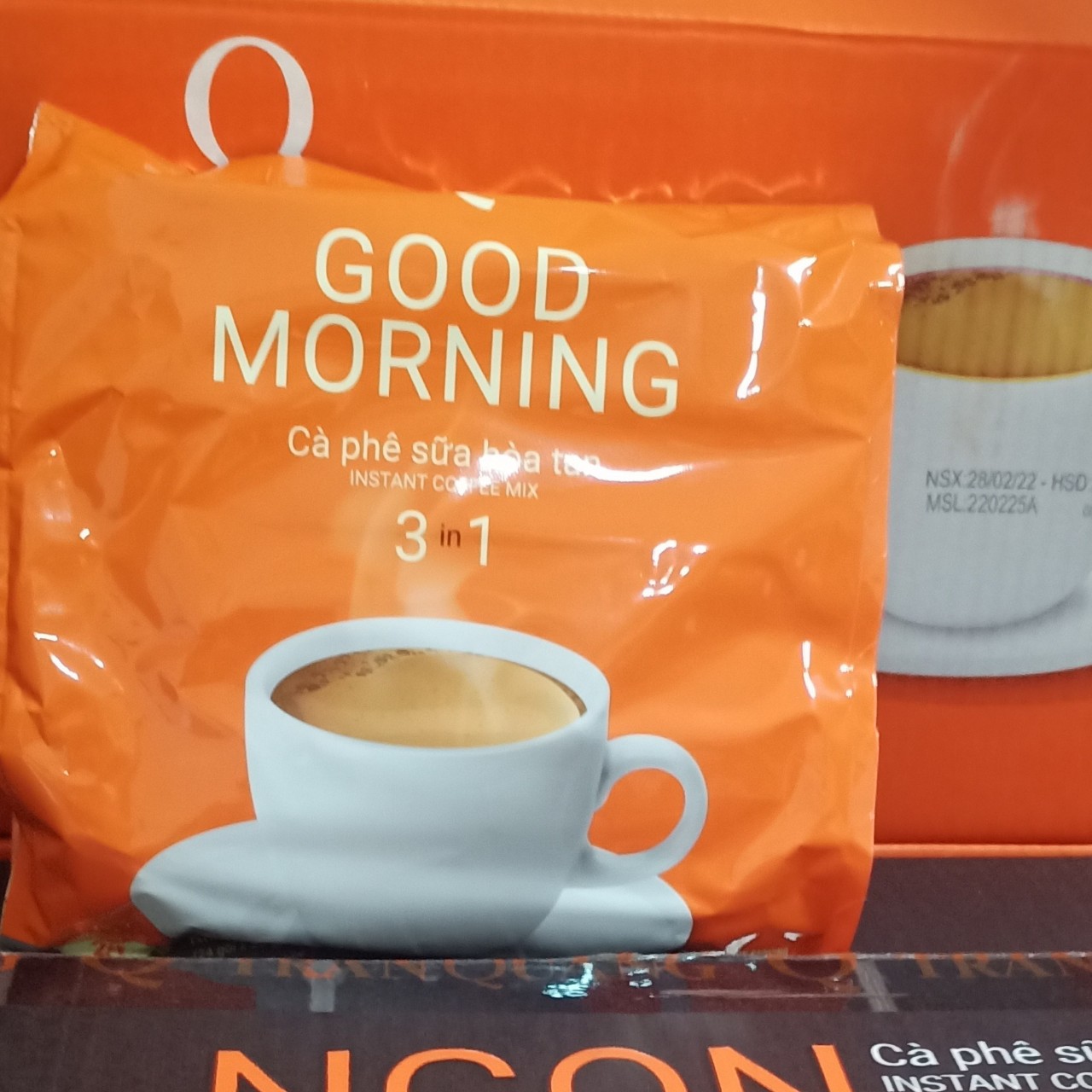 Cà phê sữa Good morning Trần Quang 480g (24 gói * 20g)