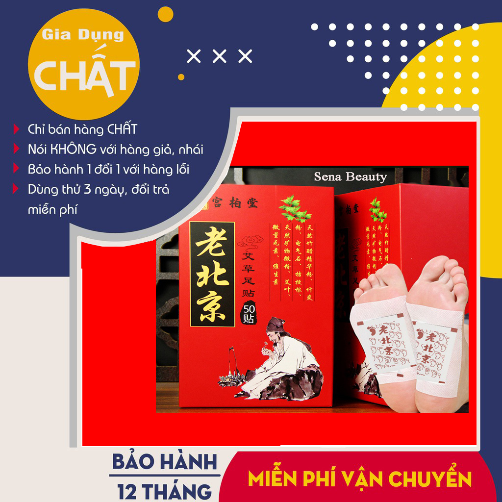 Miếng dán bàn chân - Miếng Dán Ngải Cứu Thải Độc Chân - Thải Độc Tố Qua Gan Bàn Chân Giảm Cơn Đau Nhức Xương Khớp