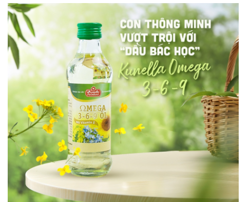 Dầu ép lạnh Kunella Đức 100ml