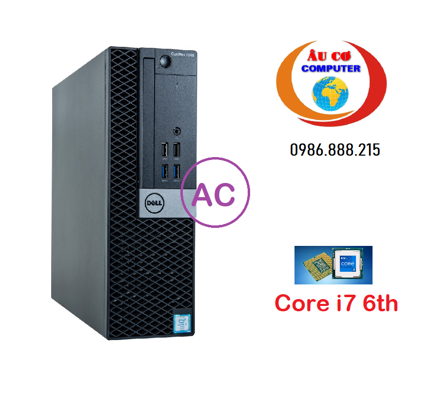 Synchronous computer Dell🎁Europe mechanical store🎁Case pc-sync Dell - Dell Optiplex 7040, CPU core i5-6500-16gb-ssd 240g-warranty 12T