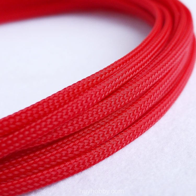 [HCM]Size 3mm - Combo 5m dây - Màu đỏ - Dây xác rắn bọc nguồn dây lưới bọc nguồn