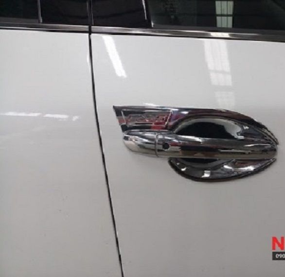 Ốp tay nắm, ốp chén hõm cửa Mazda CX5 2015 2016 2017 mạ crom sáng bóng